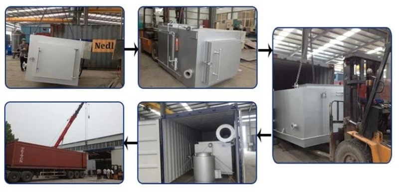 Environment Friendly Medical Waste Animal Carcass Crematorium Small Hotel Waste Incinerator